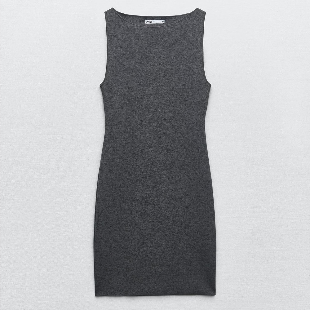 Zara Charcoal Mini Dress